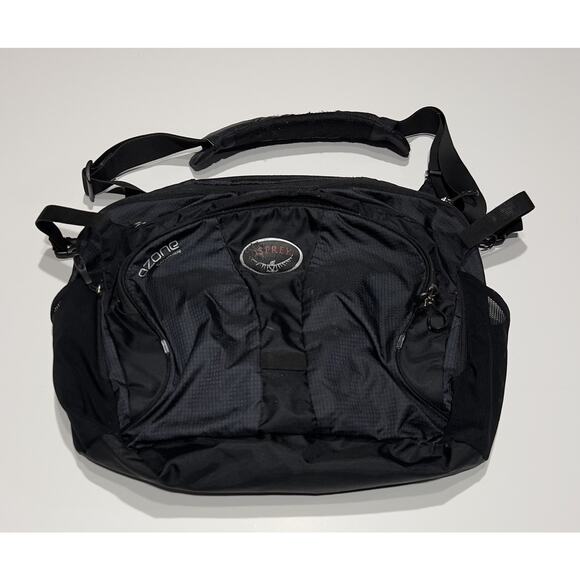 Osprey Ozone Courier Black Messenger Computer Bag 20L 15" Laptop Shoulder Bag - Picture 1 of 9